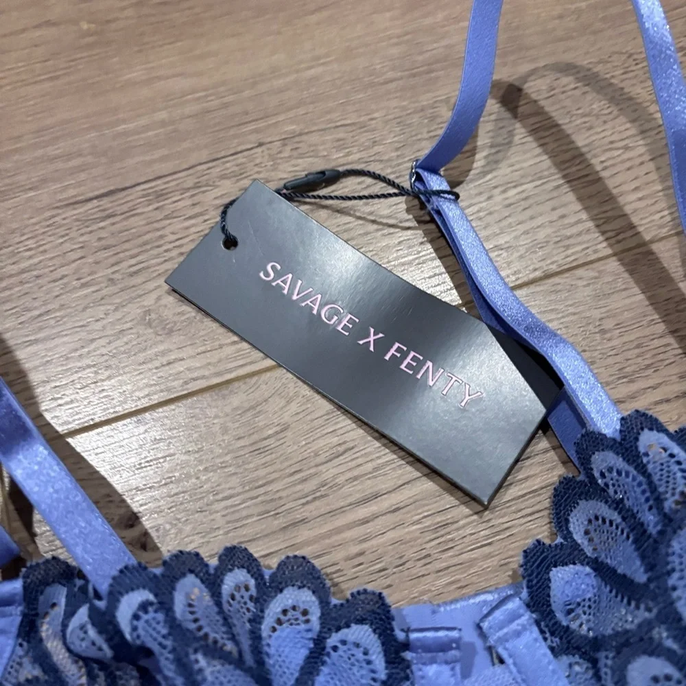 NWT Savage Not Sorry Unlined Lace Balconette Bra 30A - Picture 4 of 8